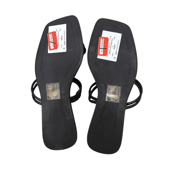 Azalea Wang Black Women's Sandals 9 - Picture 5 of 5